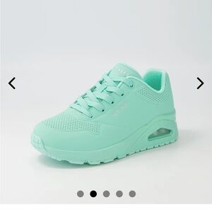 Skechers Uno Women's Light Green Sneakers